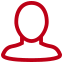 Groupe Trak - Icone rouge avatar de profil